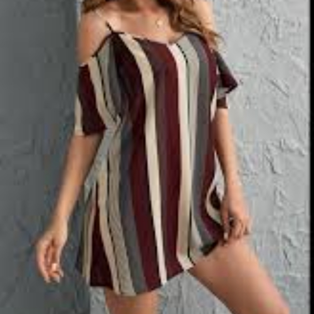 SHEIN strip dress